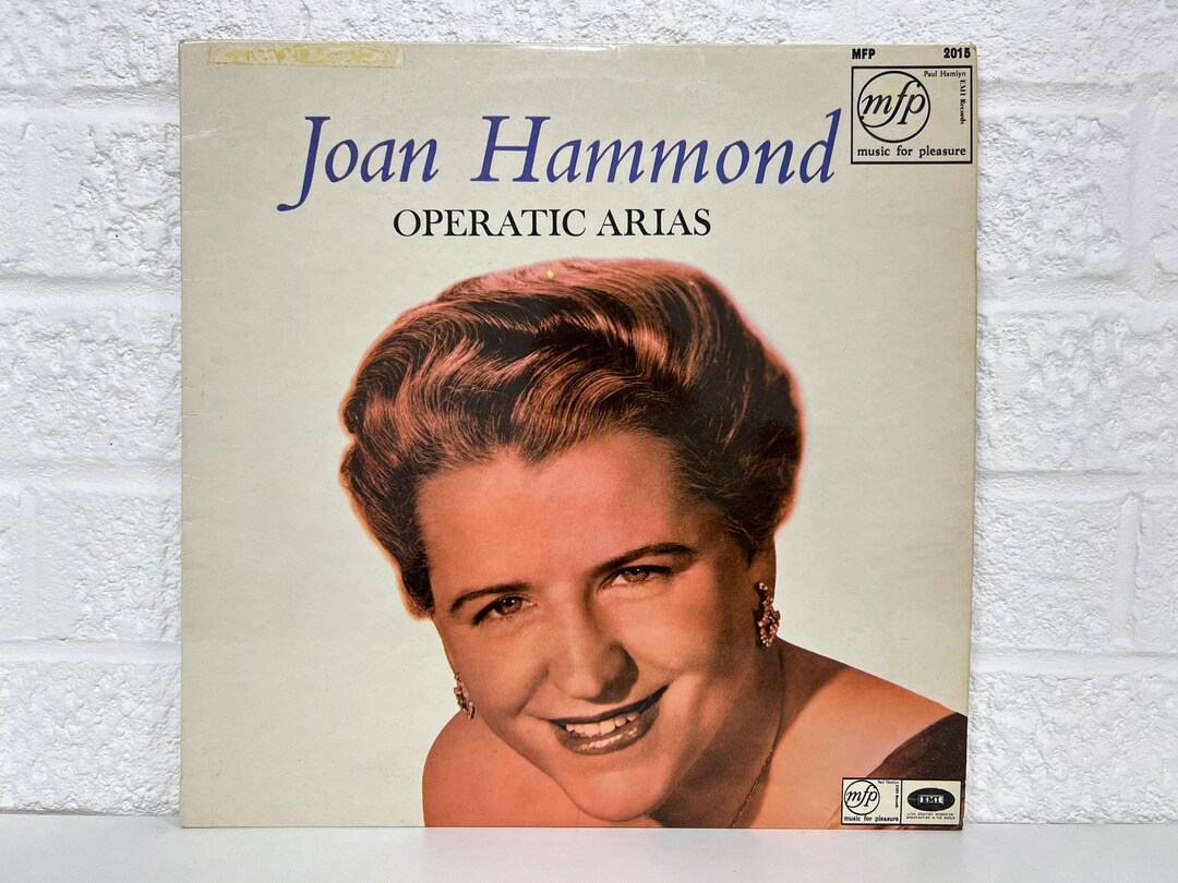 Joan Hammond Album Operatic Arias Genre Classical Vinyl 12” LP Record ...