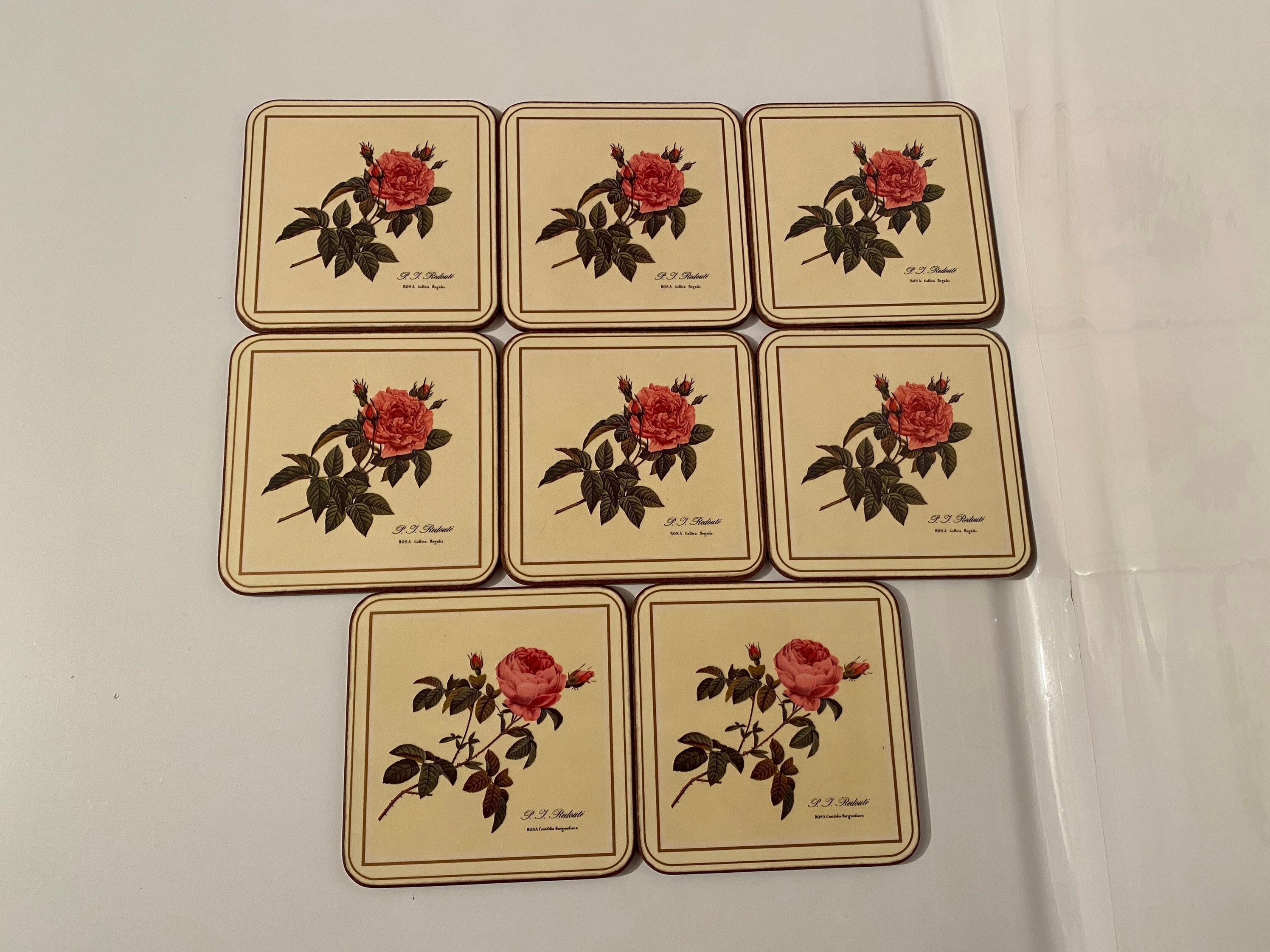 Vintage Pimpernel Set of 8 Coasters Table Mats Placemats Etsy