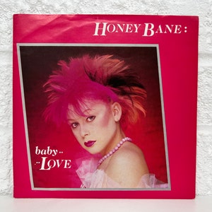 Honey Bane Vinyl 7 Record Baby Love Genre Rock Pop Gift Vintage Music Collection English Singer image 1