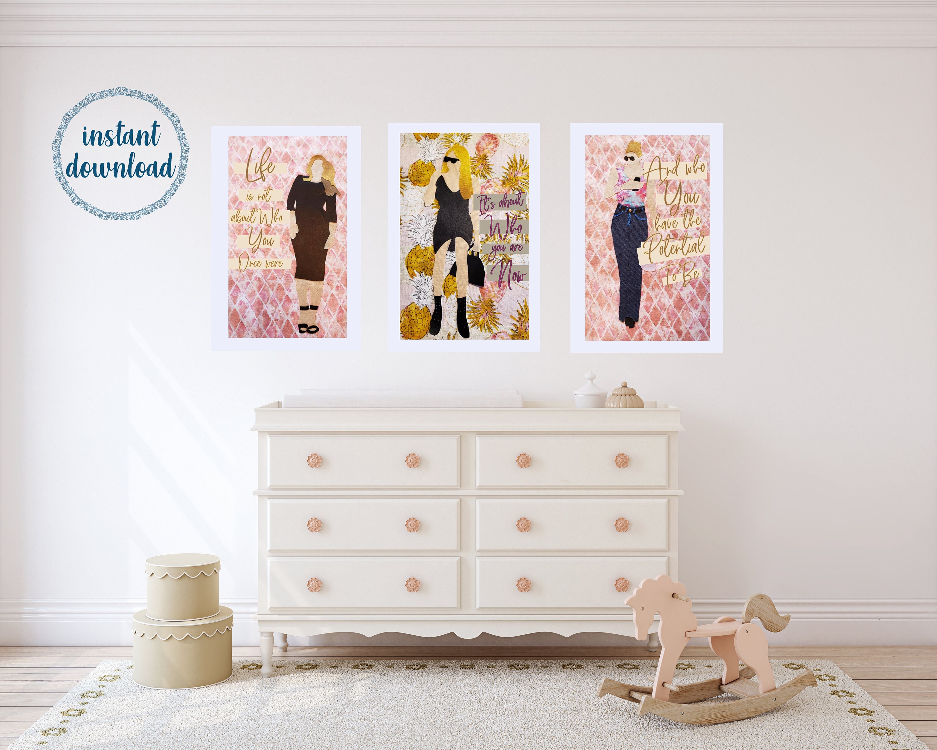 Sewing Room Wall Decor DIGITAL DOWNLOAD Set of 3 prints | Etsy