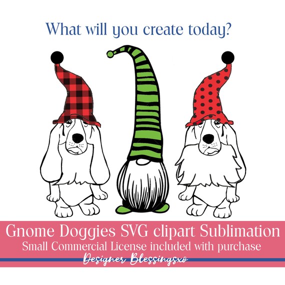 Download Christmas Gnome Clipart Gnome Svg Gnome Doggies Gnome Etsy