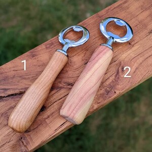 Handcrafted Wooden Bottle Opener | Oil Rub Finish