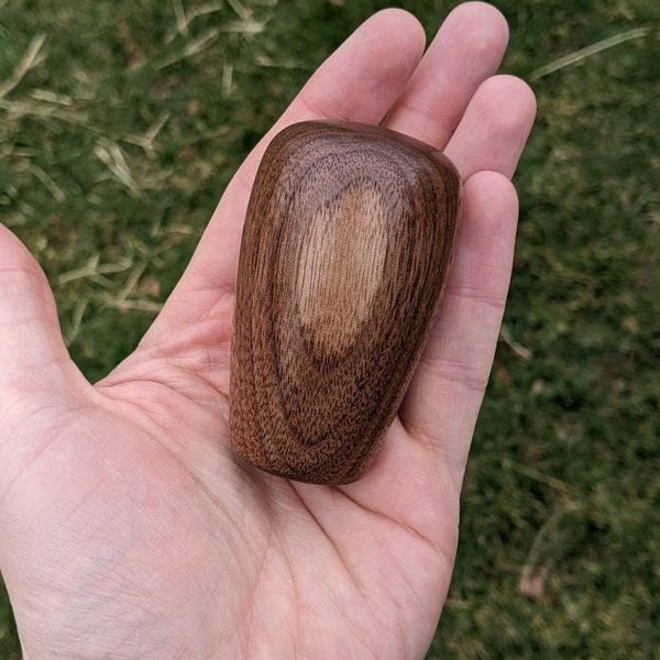 Black Walnut Wood Shifter Knob for Mazda Miata with Semi - Gloss Finish | Weighted Core | Barrel Shape