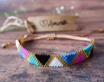 Pulsera de cuentas Miyuki: joyería bohemia para combinar