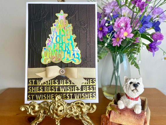 Large A5 Handmade Christmas Card