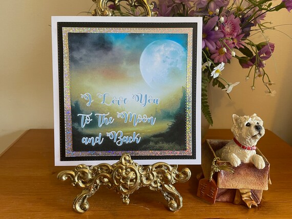 Love You to the Moon and Back Card