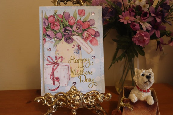 Handmade Floral Mother’s Day Card