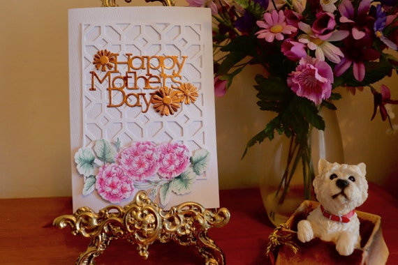 Handmade Floral Mother’s Day Card