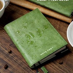 Water-Proof Adjustable Cover for 2024 Journal, Planner, Notebook, Dairy or Book, compatible with Hobonichi, Moleskine, Midori and others