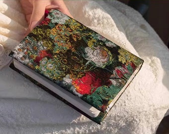 Adjustable Rose Notebook Cover for A6 Journal, Planner, Dairy or Book, compatible with Hobonichi, Moleskine, Midori and others brands