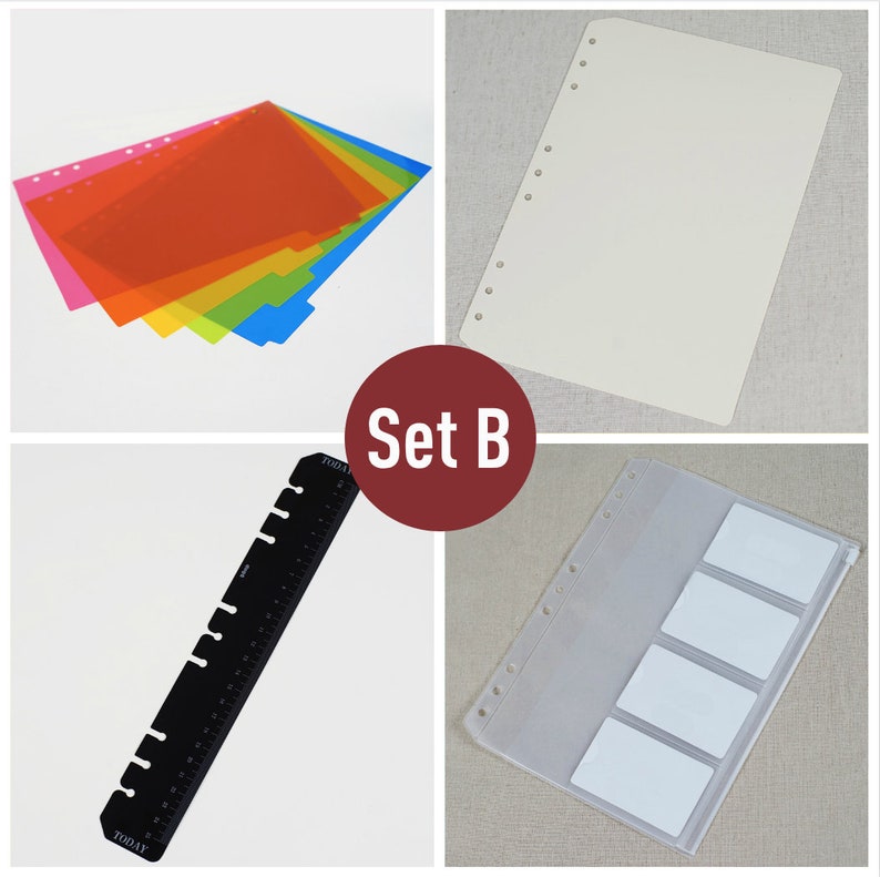 B5Size Insert and Refill for 9 Ring Binder Planner Etsy