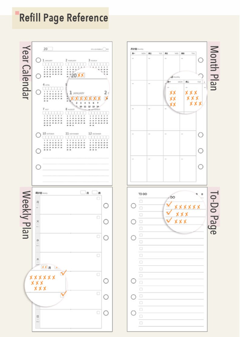 Largering 2023 Year Binder Planner / Journal / Agenda With Etsy