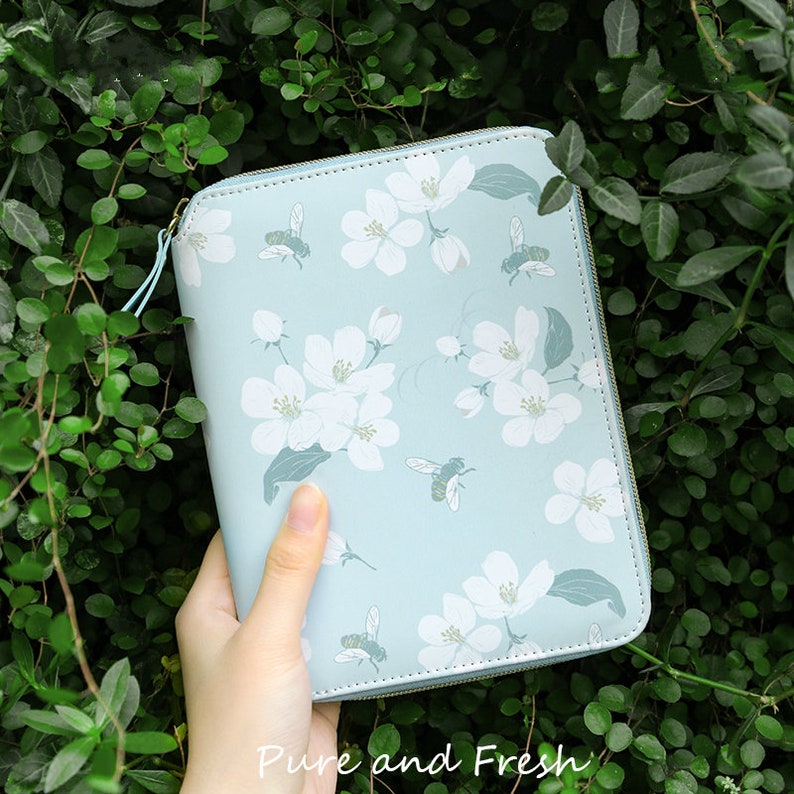 B6 Zippered Planner Case and Journal With Cute Pattern PU Etsy Australia