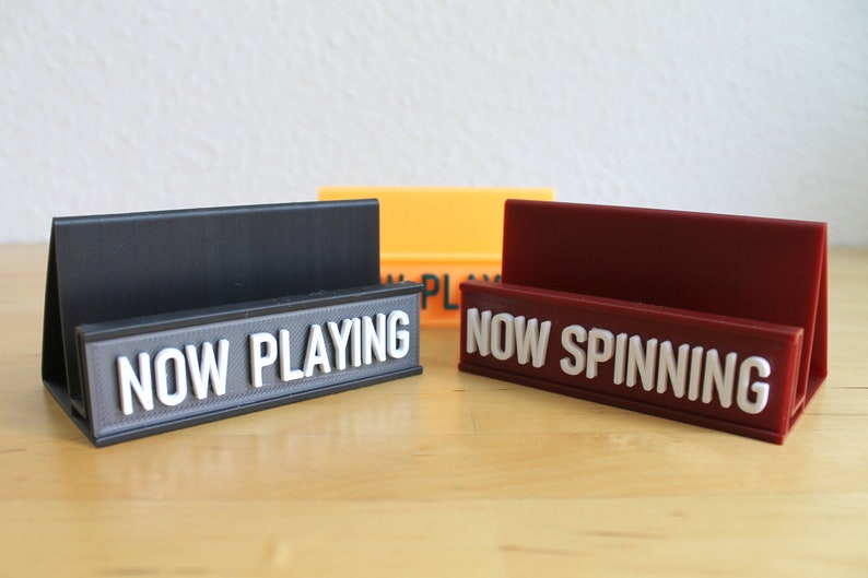 Now Playing Record Stand Customisable Music Display Etsy Canada