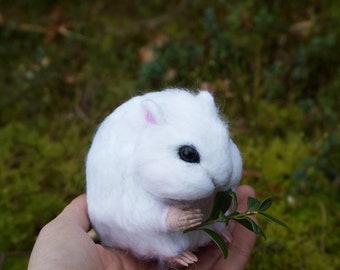 Your Hamster sculpture, Realistic custom hamster figurine, Gift after pet loss