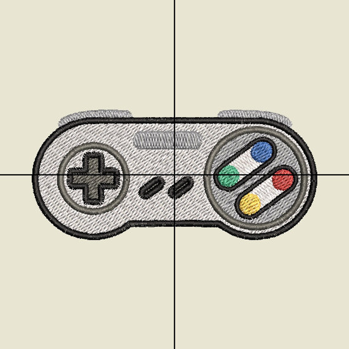 Super Nintendo controller / Embroidery file/ Embroidery | Etsy