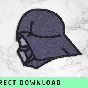 Star Wars Darth Vader / Embroidery file/ Embroidery template/ Digital download / Patch design / For shirts, jackets, jeans, hats, towels