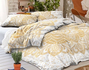Gold Duvet Cover Etsy