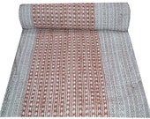 Indian Beautiful Kantha Quilt Traditional Vintage Kantha Throw Blanket Bedspread Boho Queen Size Patchwork Designs Pure Cotton