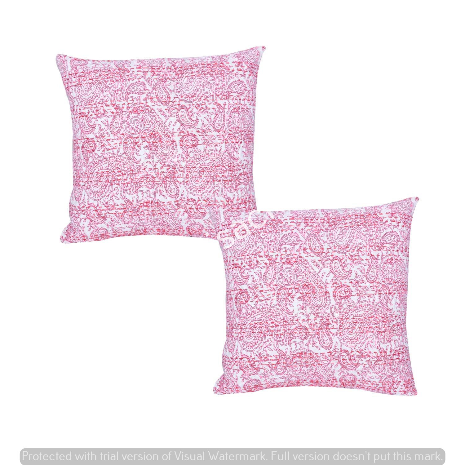 Indian Cushion Covers Floral Print Cushion Covers Indian Etsy UK