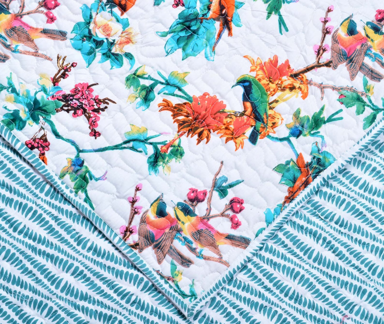 Indian Cotton Baby Quilt Reversible Blanket Baby Handmade Etsy