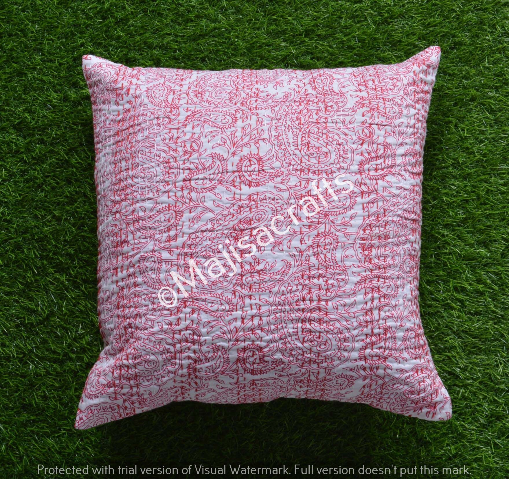 Indian Cushion Covers Floral Print Cushion Covers Indian Etsy UK