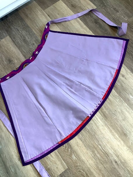 Paisley Purple Craft Handkerchief Half Apron - Etsy