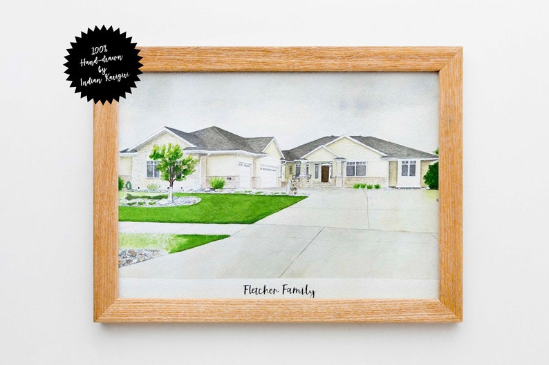 House Drawing From Photo,House Portrait From Photo,House Painting From Photo,Hand drawn House Portrait,Watercolor House From Photo,House ske