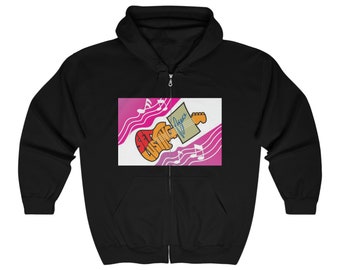 Set Lusting Bruce Heavy Blend Full Zip Hooded Sweatshirt