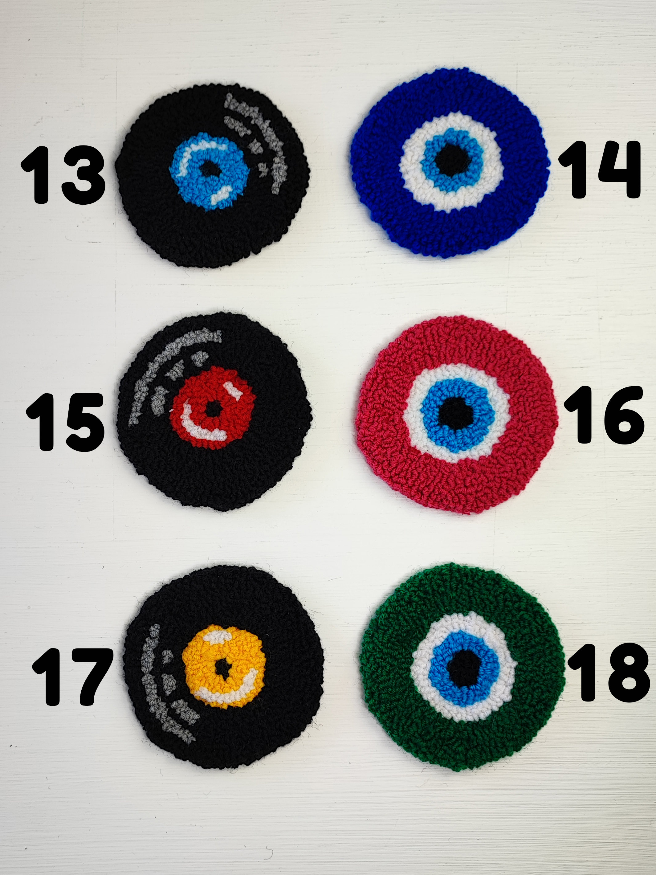 Posavasos Hechos A Mano Con Aguja De Punzón: Juego De Alfombrillas Para Tazas Color Lila - México