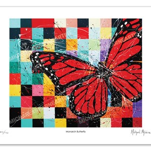 Monarch Butterfly. Limited Edition, Signed Giclée Fine Art Print from my Original Oil Painting