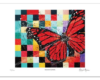 Monarch Butterfly. Limited Edition, Signed Giclée Fine Art Print from my Original Oil Painting