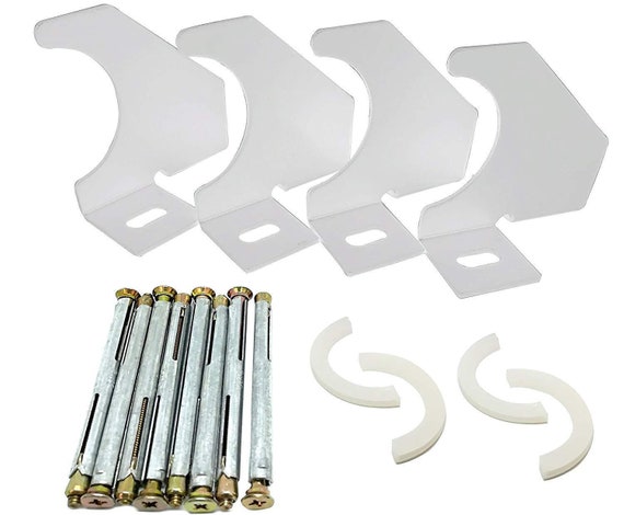 Soportes de montaje en pared de radiador de diseño universal blanco con kit  de fijación gratuito -  México