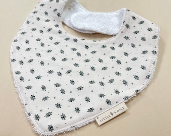 BIB bandana style Cotton and Bamboo Ratine - Paul