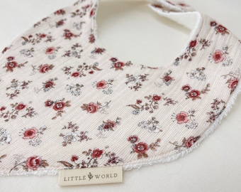 BIB bandana style Cotton / Linen and Bamboo Ratine - Florence