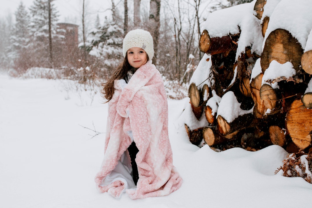 BILLY Faux Fur Blanket for Baby and Children PINK Etsy