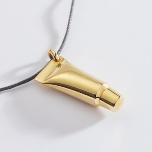 Zahnpasta Halskette, Schlauchanhänger, Zahnarzt Schmuck