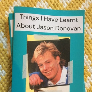 Cosas que he aprendido sobre Jason Donovan: Story Zine