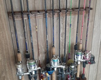 Fishing Rod Rack Etsy