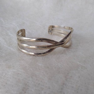 Vintage Sterling Silver Cuff Bracelet 925