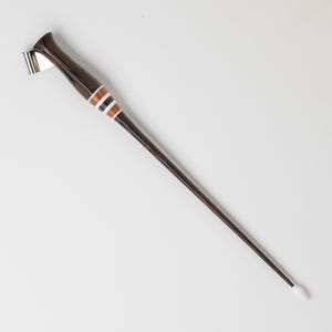 Penhouder uit de Gouden Eeuw - schuine pennenhouder - nikkelzilveren flens