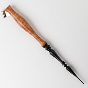 Burl & Ebony - kalligrafiepenhouder - schuine flens