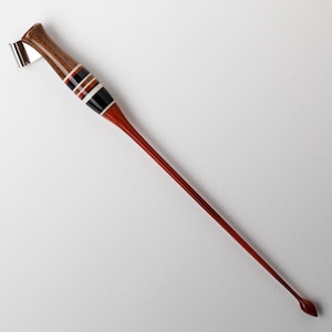 Schuine pennenhouder - nikkelzilveren flens