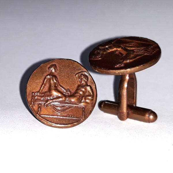 Roman Brothel Token cufflinks