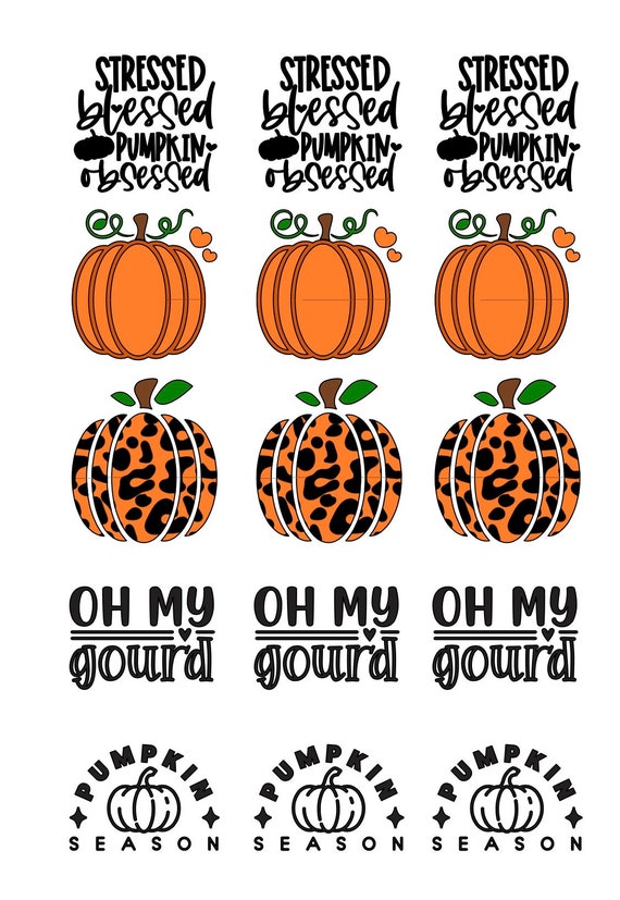 Pumpkin Stickers