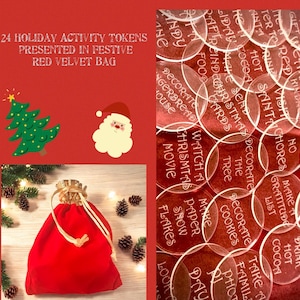 24 Days of Christmas Activity Tokens