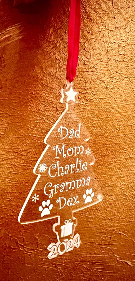 2024 Acrylic Holiday Ornament