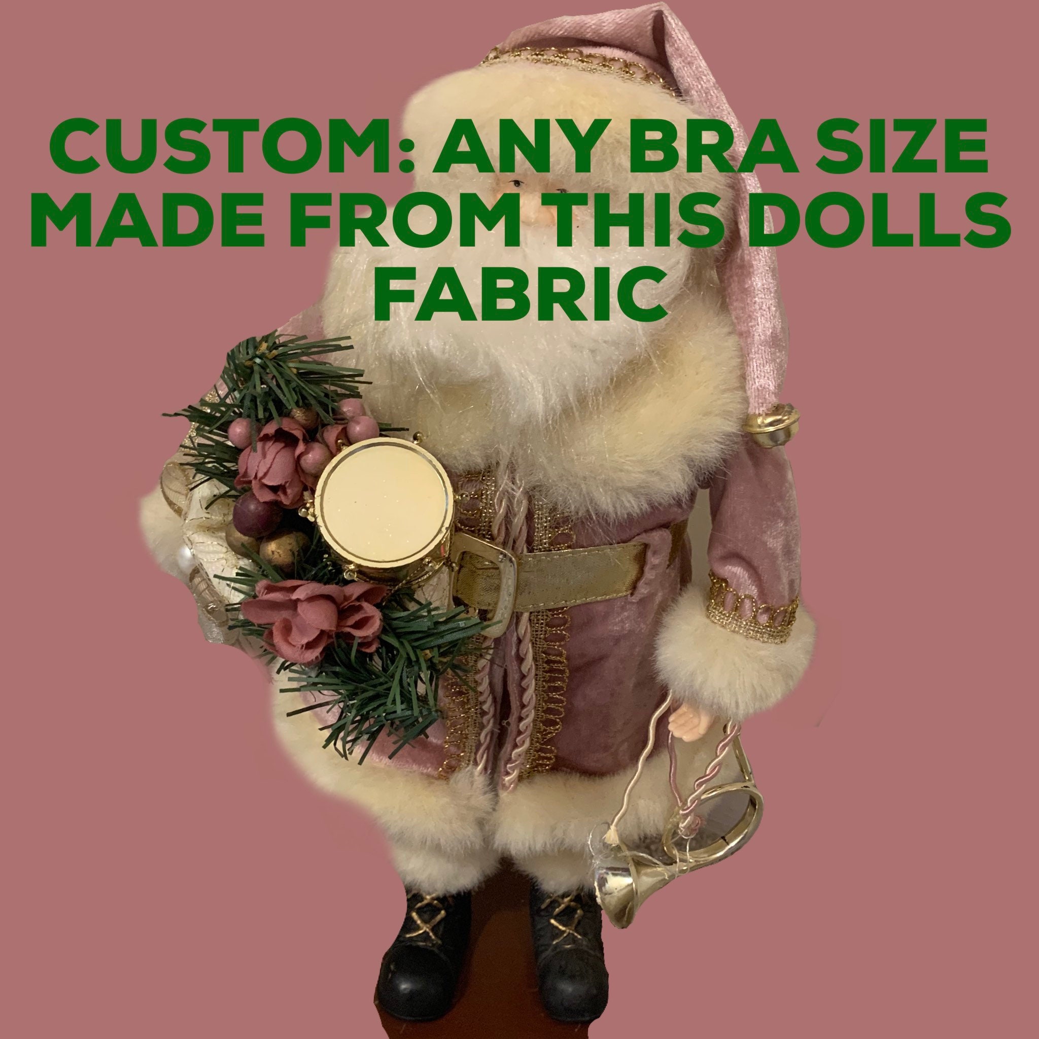fur trim bra