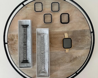 Stainless Steel Thin iPhone Watch Band