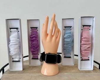 Silk Chiffon Soft Scrunchie iPhone Watch Band